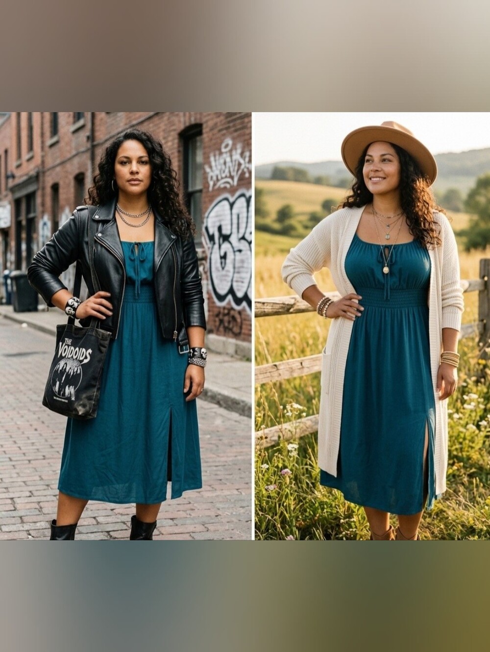 NWT Addition Elle Teal Green Off The Shoulder  [size X] Midi Dress